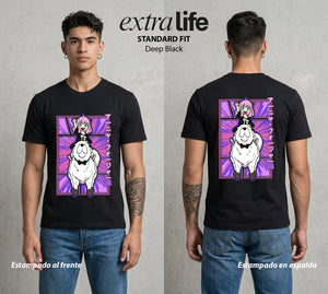 Familia de Operativos | La Mente que Todo Lee #04144 - Playera Standard Fit | Deep Black - Foto en modelo