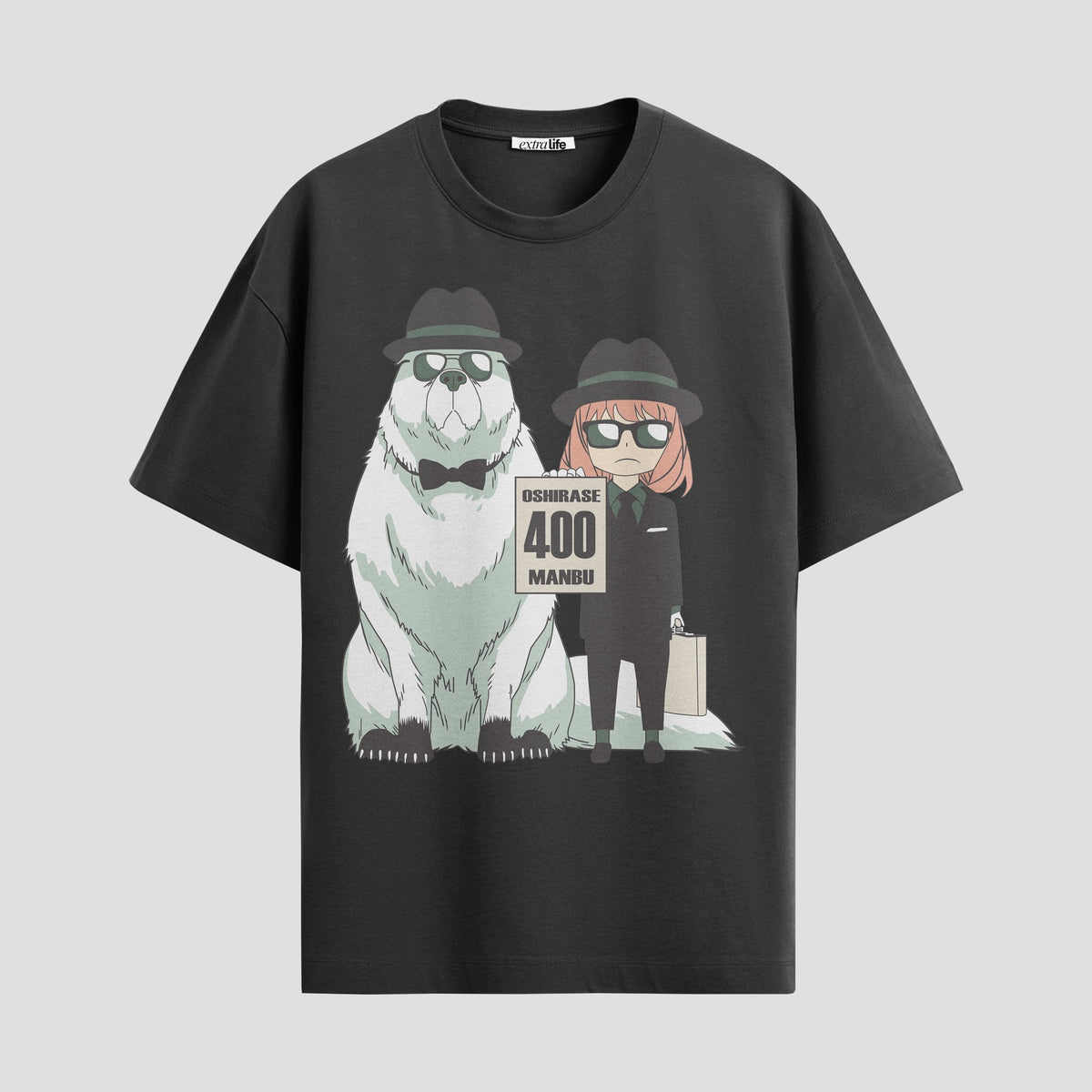 Playera urbana de anime y gaming ExtraLife MX, corte Classic Premium unisex ligero y transpirable en color Deep Black y Pure White, ropa de uso diario para gym y casual.