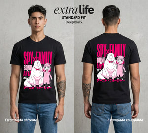 Familia de Operativos | La Psiquica del Hogar #04146 - Playera Standard Fit | Deep Black - Foto en modelo
