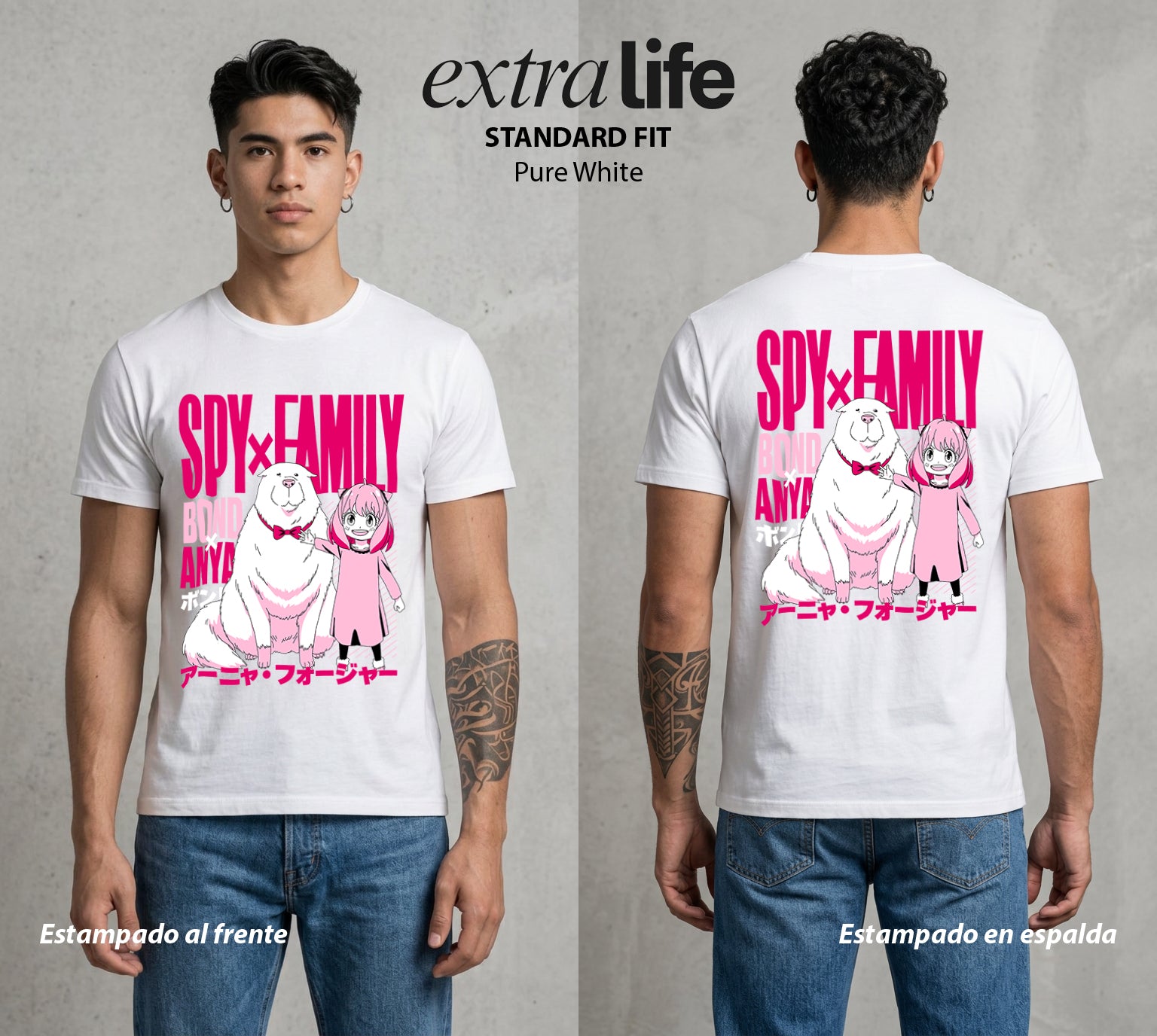 Familia de Operativos | La Psiquica del Hogar #04146 - Playera Standard Fit | Pure White - Foto en modelo