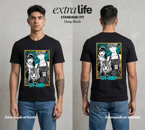 Familia de Operativos | El Padre Espia #04149 - Playera Standard Fit | Deep Black - Foto en modelo