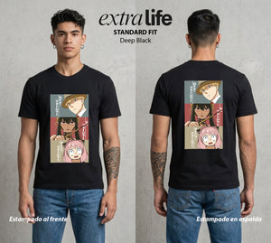 Familia de Operativos | La Familia del Secreto #04154 - Playera Standard Fit | Deep Black - Foto en modelo