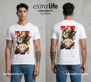 Familia de Operativos | La Familia del Secreto #04156 - Playera Standard Fit | Pure White - Foto en modelo