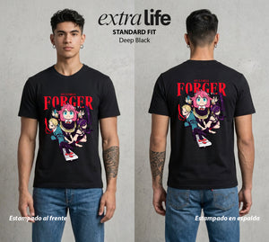 Familia de Operativos | Los del Operativo #04159 - Playera Standard Fit | Deep Black - Foto en modelo