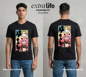 Familia de Operativos | La Familia del Secreto #04162 - Playera Standard Fit | Deep Black - Foto en modelo