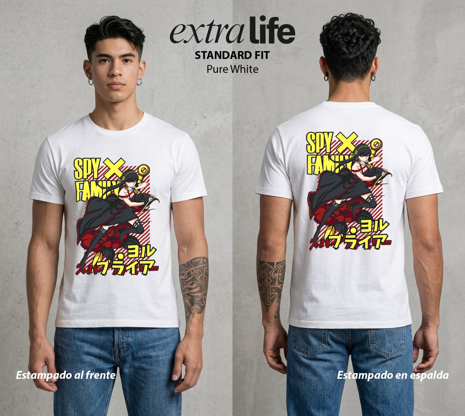 Familia de Operativos | La Madre Asesina #04177 - Playera Standard Fit | Pure White - Foto en modelo
