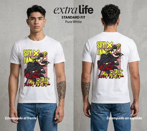 Familia de Operativos | La Madre Asesina #04177 - Playera Standard Fit | Pure White - Foto en modelo