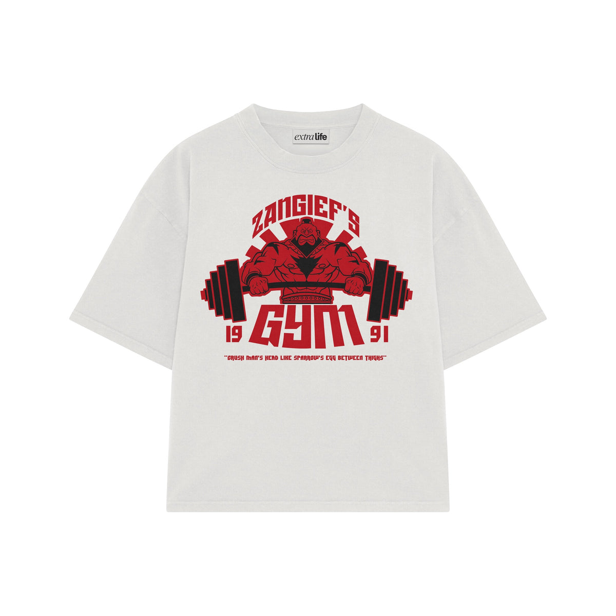 Playera streetwear premium de anime y gaming ExtraLife MX, corte oversized drop shoulder ligero y fresco en color Deep Black y Off-White, moda urbana mexicana de culto.