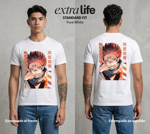 El Arte de las Maldiciones | El Poder mas Antiguo #04205 - Playera Standard Fit | Pure White - Foto en modelo
