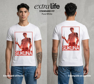 El Arte de las Maldiciones | El Poder mas Antiguo #04213 - Playera Standard Fit | Pure White - Foto en modelo