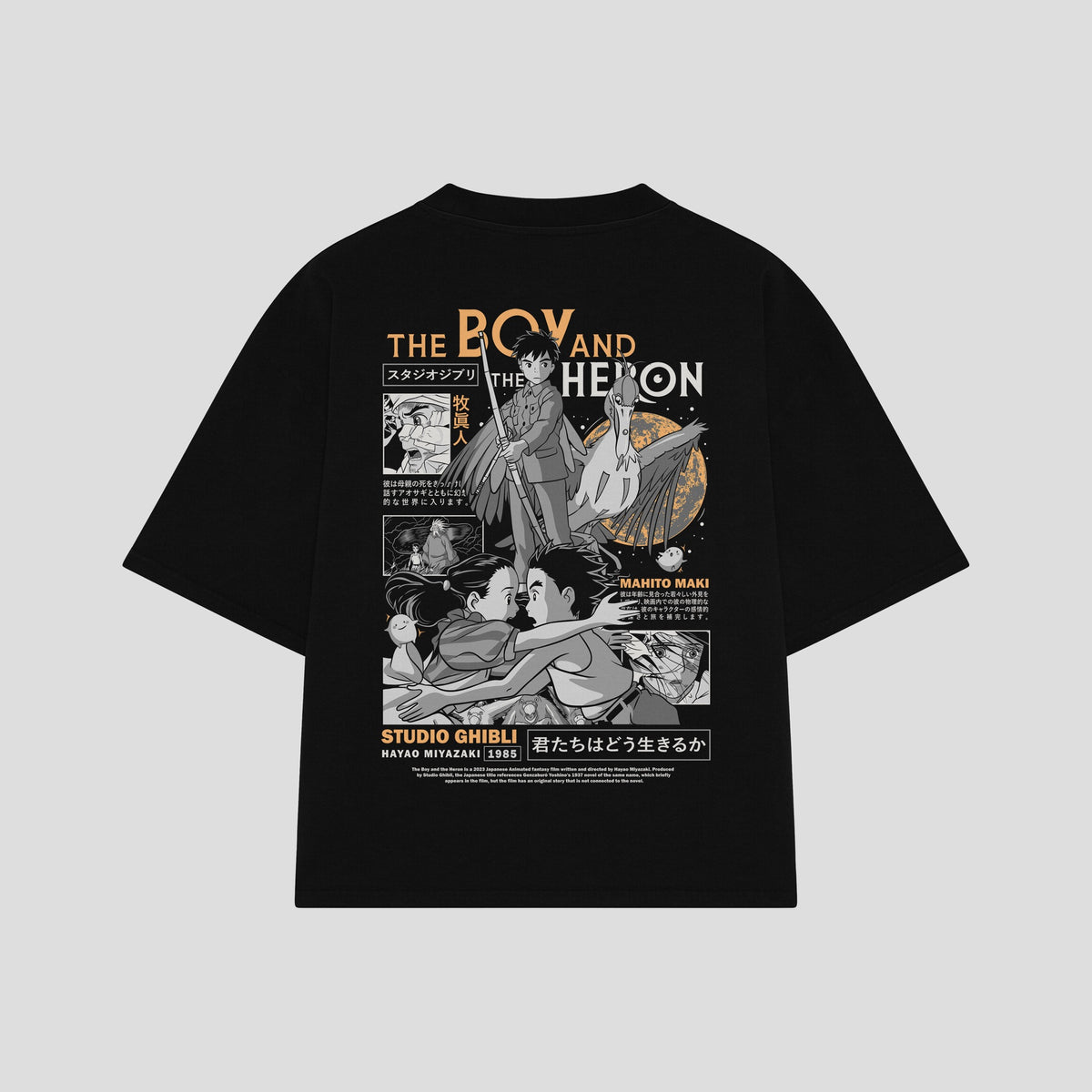 Playera streetwear premium de anime y gaming ExtraLife MX, corte oversized drop shoulder ligero y fresco en color Deep Black y Off-White, moda urbana mexicana de culto.