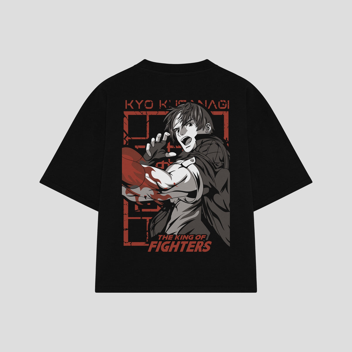 Playera streetwear premium de anime y gaming ExtraLife MX, corte oversized drop shoulder ligero y fresco en color Deep Black y Off-White, moda urbana mexicana de culto.