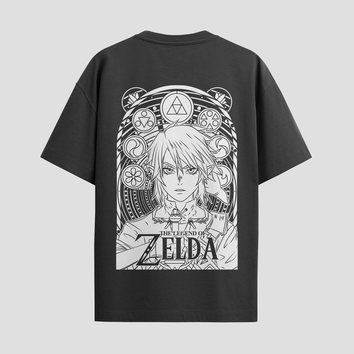 Playera urbana de anime y gaming ExtraLife MX, corte Classic Premium unisex ligero y transpirable en color Deep Black y Pure White, ropa de uso diario para gym y casual.