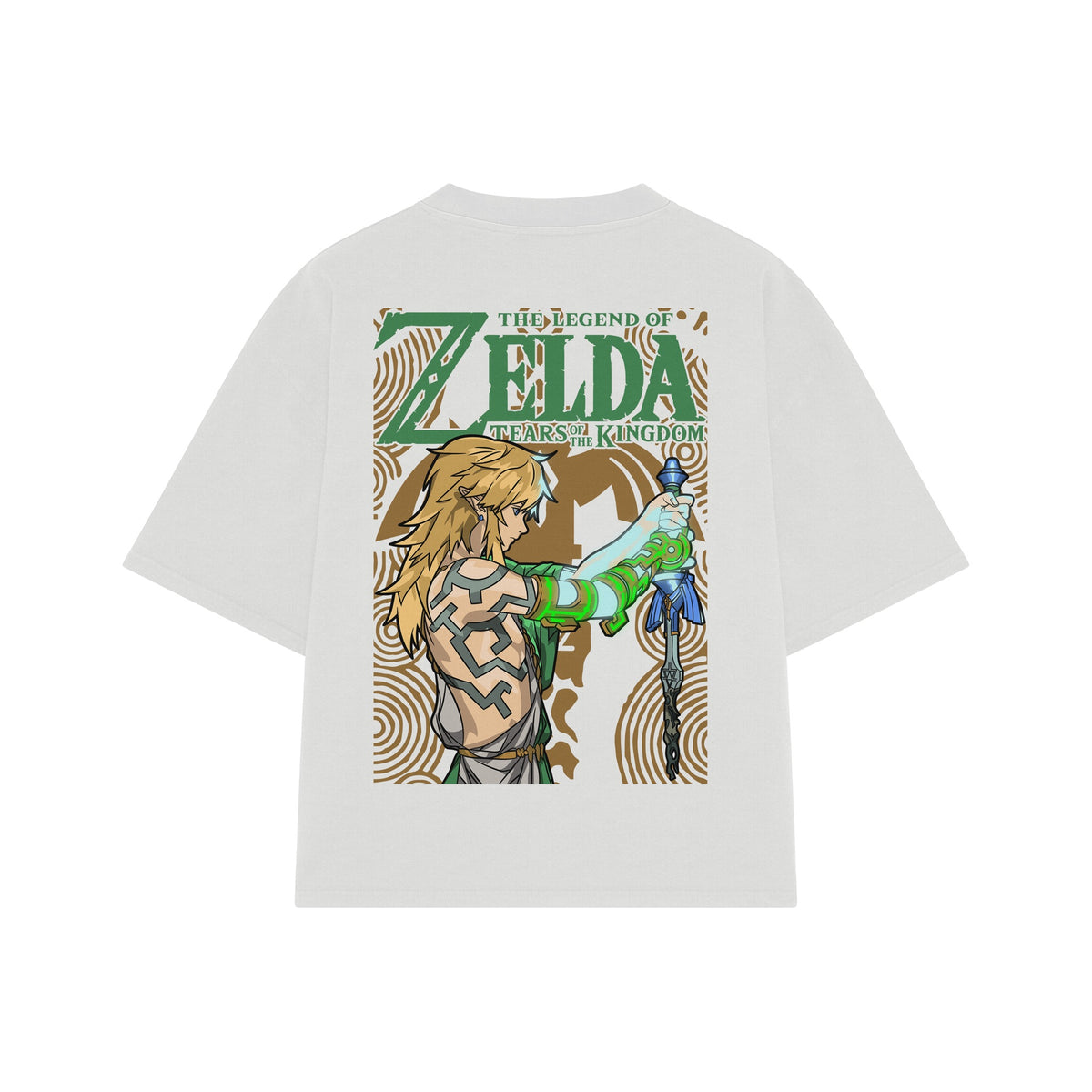 Playera streetwear premium de anime y gaming ExtraLife MX, corte oversized drop shoulder ligero y fresco en color Deep Black y Off-White, moda urbana mexicana de culto.