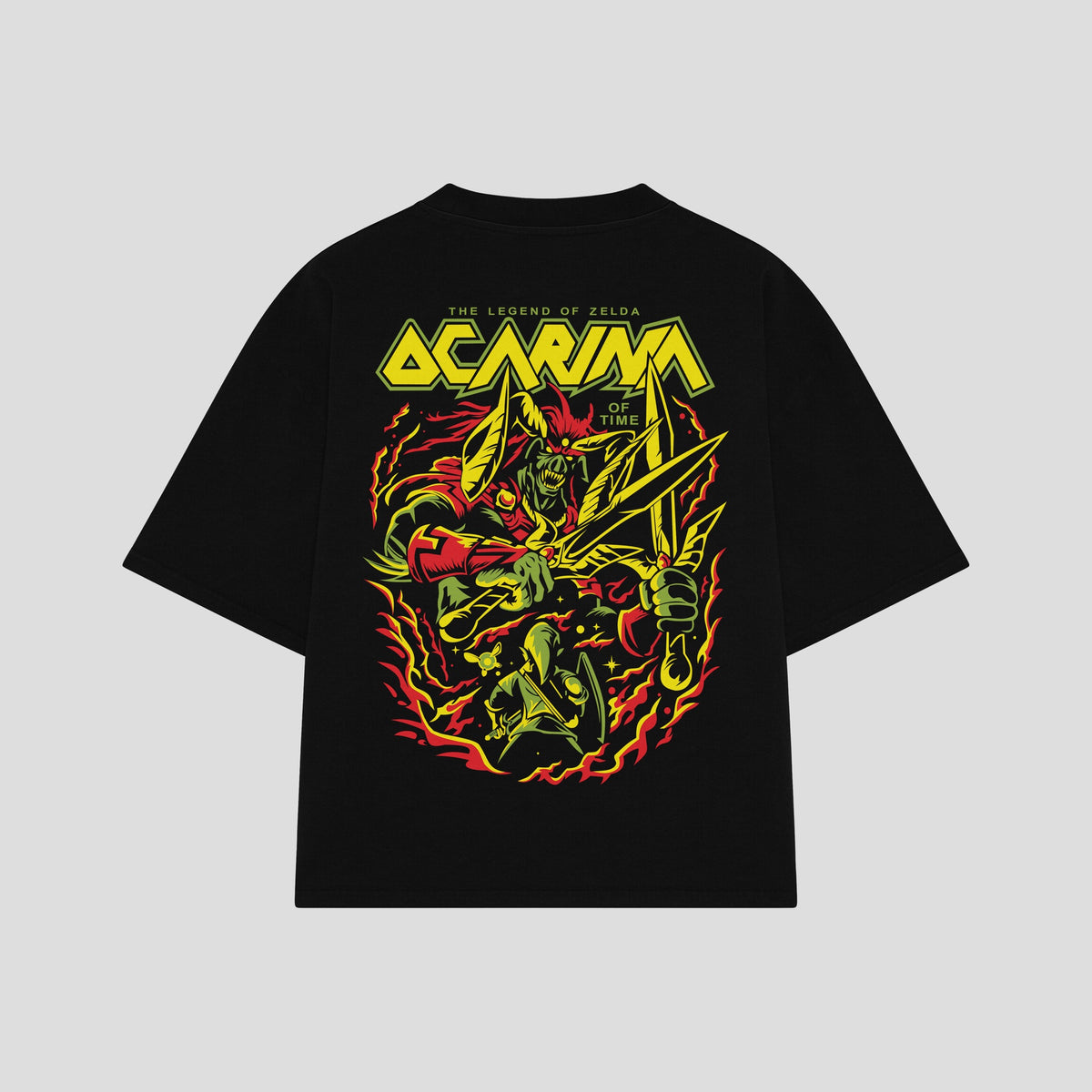 Playera streetwear premium de anime y gaming ExtraLife MX, corte oversized drop shoulder ligero y fresco en color Deep Black y Off-White, moda urbana mexicana de culto.