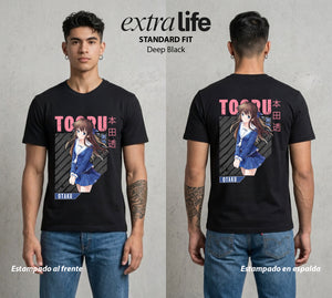 El Zodiaco Oculto | La Flor del Bien #04415 - Playera Standard Fit | Deep Black - Foto en modelo