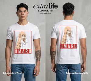 La Doble Vida | La Otaku del Hogar #04440 - Playera Standard Fit | Pure White - Foto en modelo