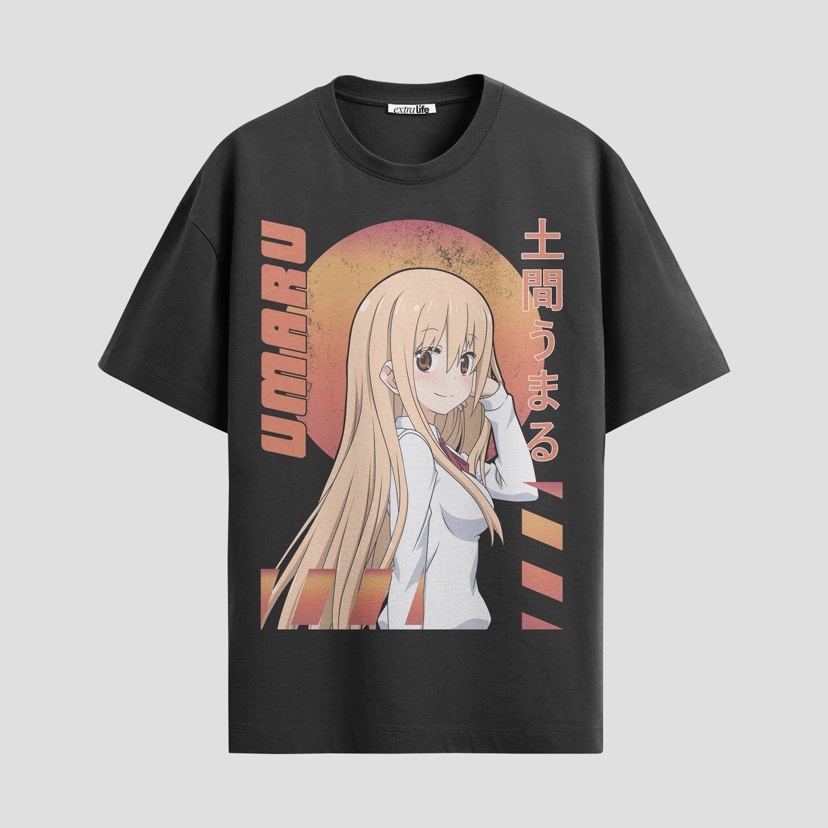 Playera urbana de anime y gaming ExtraLife MX, corte Classic Premium unisex ligero y transpirable en color Deep Black y Pure White, ropa de uso diario para gym y casual.