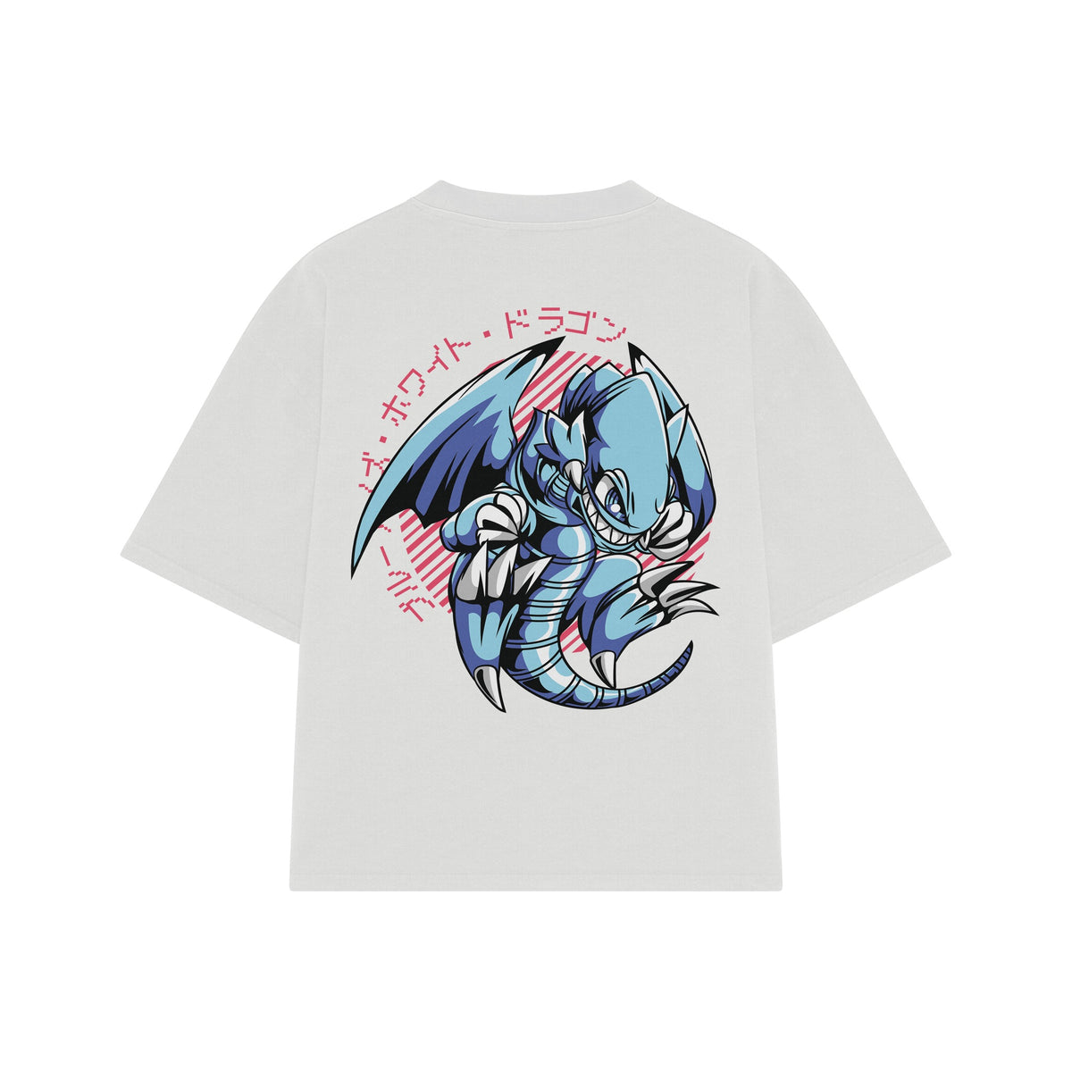 Playera streetwear premium de anime y gaming ExtraLife MX, corte oversized drop shoulder ligero y fresco en color Deep Black y Off-White, moda urbana mexicana de culto.