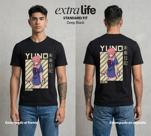 El Diario del Futuro | La Obsesion del Bien #04513 - Playera Standard Fit | Deep Black - Foto en modelo