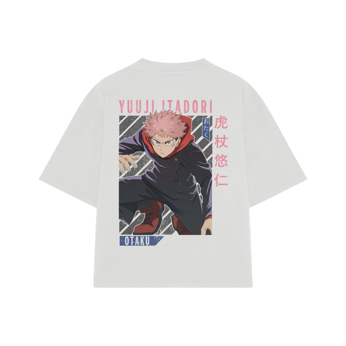 Playera streetwear premium de anime y gaming ExtraLife MX, corte oversized drop shoulder ligero y fresco en color Deep Black y Off-White, moda urbana mexicana de culto.