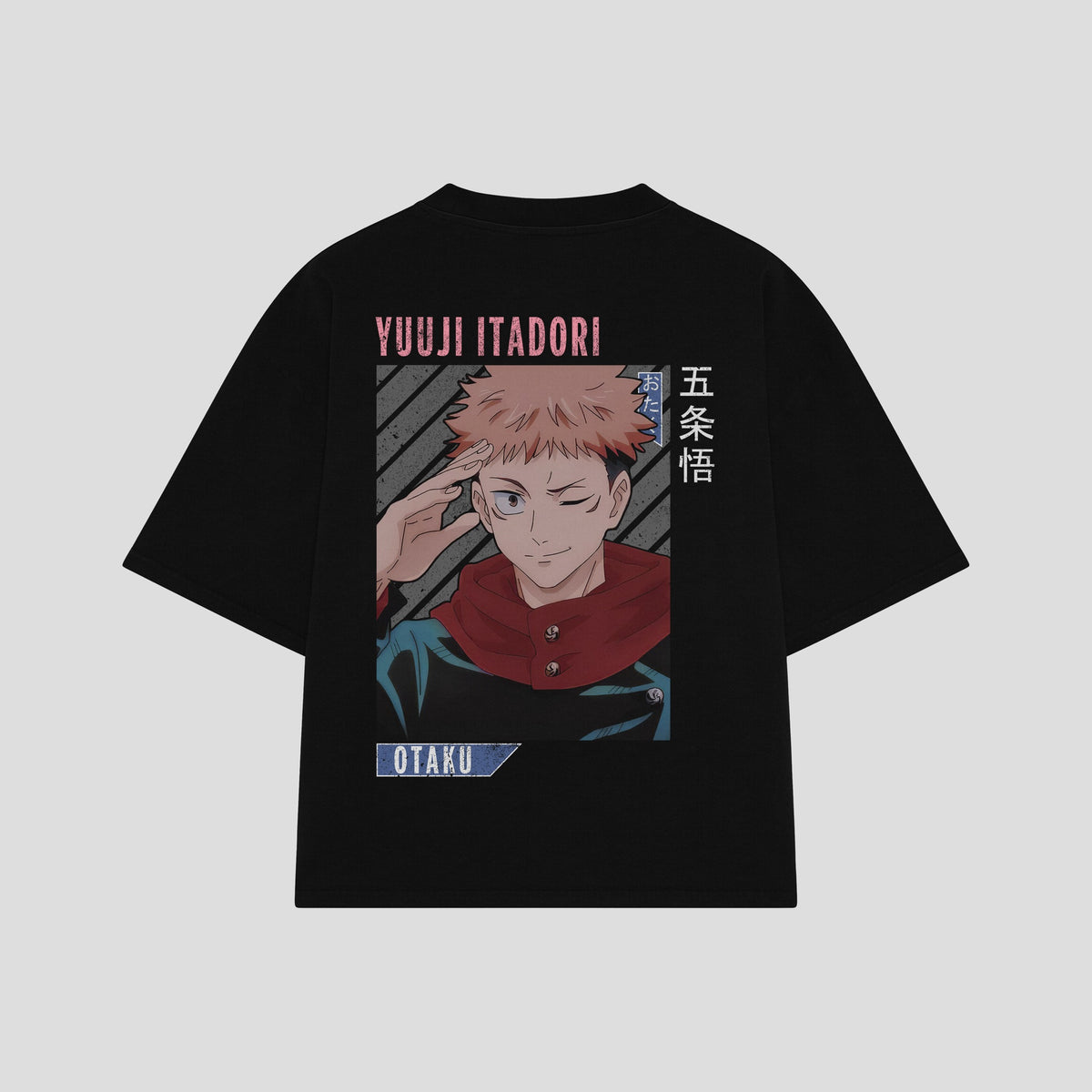 Playera streetwear premium de anime y gaming ExtraLife MX, corte oversized drop shoulder ligero y fresco en color Deep Black y Off-White, moda urbana mexicana de culto.
