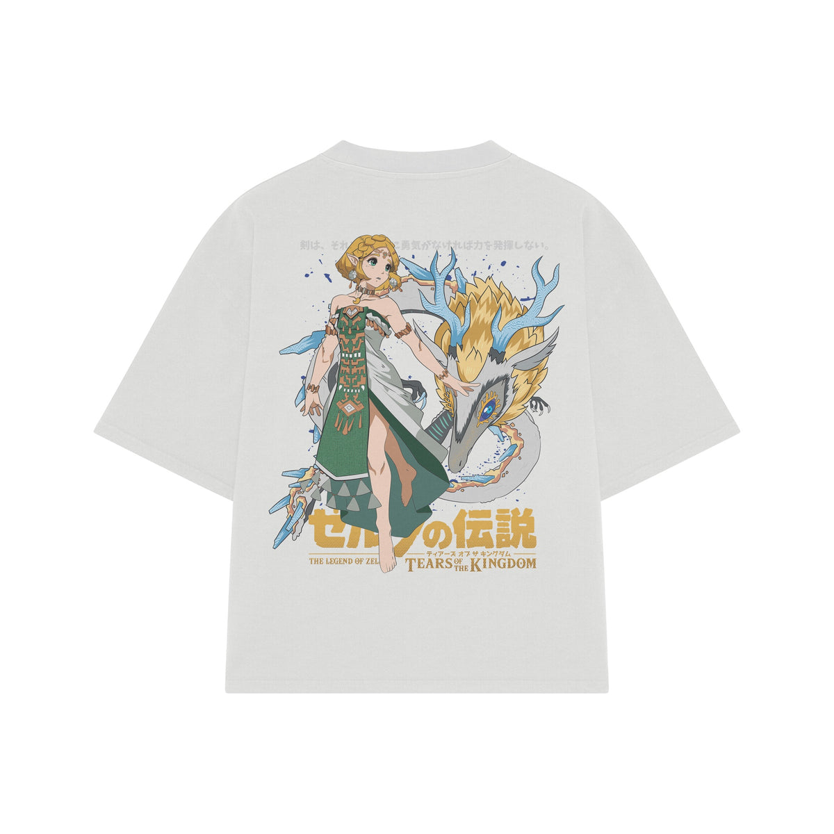 Playera streetwear premium de anime y gaming ExtraLife MX, corte oversized drop shoulder ligero y fresco en color Deep Black y Off-White, moda urbana mexicana de culto.