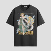 Playera urbana de anime y gaming ExtraLife MX, corte Classic Premium unisex ligero y transpirable en color Deep Black y Pure White, ropa de uso diario para gym y casual.