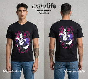 Mar de los Piratas | Serpiente de Halloween #04609 - Playera Standard Fit | Deep Black - Foto en modelo