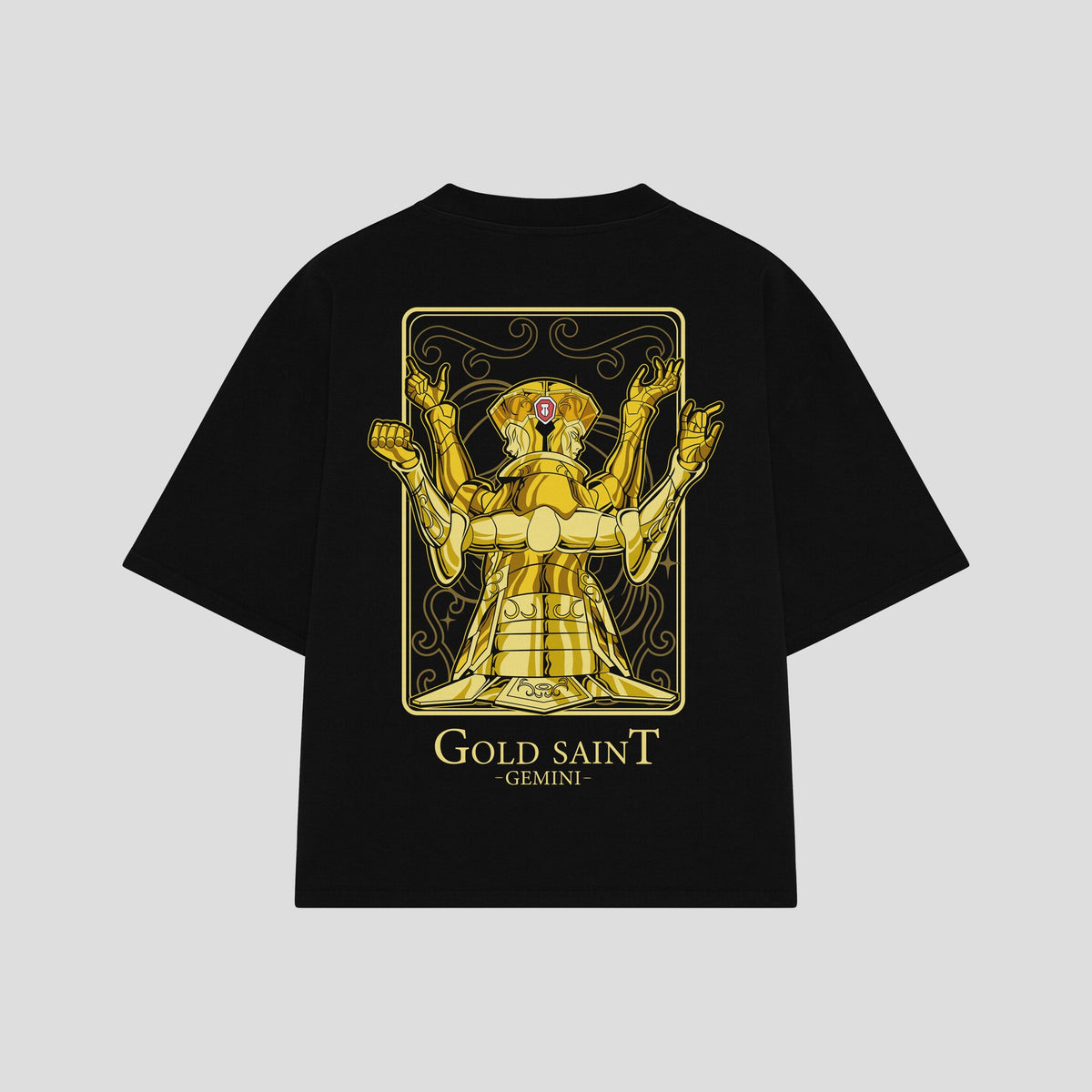 Playera streetwear premium de anime y gaming ExtraLife MX, corte oversized drop shoulder ligero y fresco en color Deep Black y Off-White, moda urbana mexicana de culto.