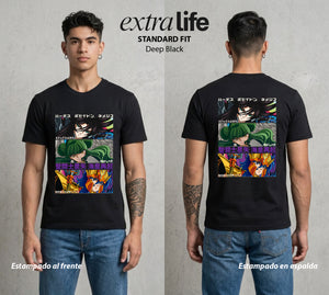 Los Caballeros del Cosmos | Resurgir del Océano #04648 - Playera Standard Fit | Deep Black - Foto en modelo