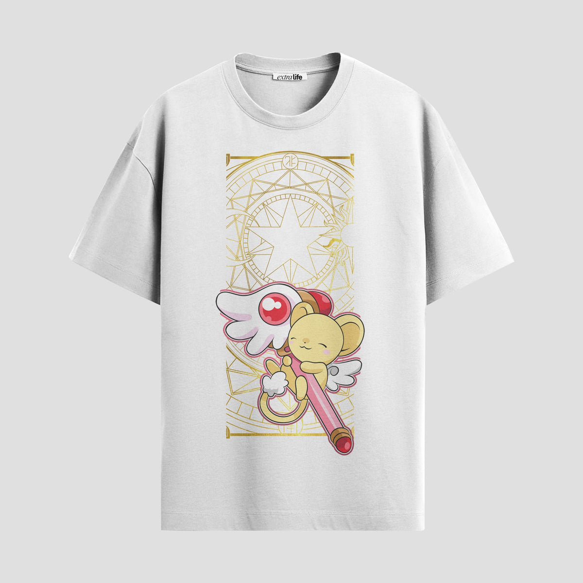 Playera urbana de anime y gaming ExtraLife MX, corte Classic Premium unisex ligero y transpirable en color Deep Black y Pure White, ropa de uso diario para gym y casual.