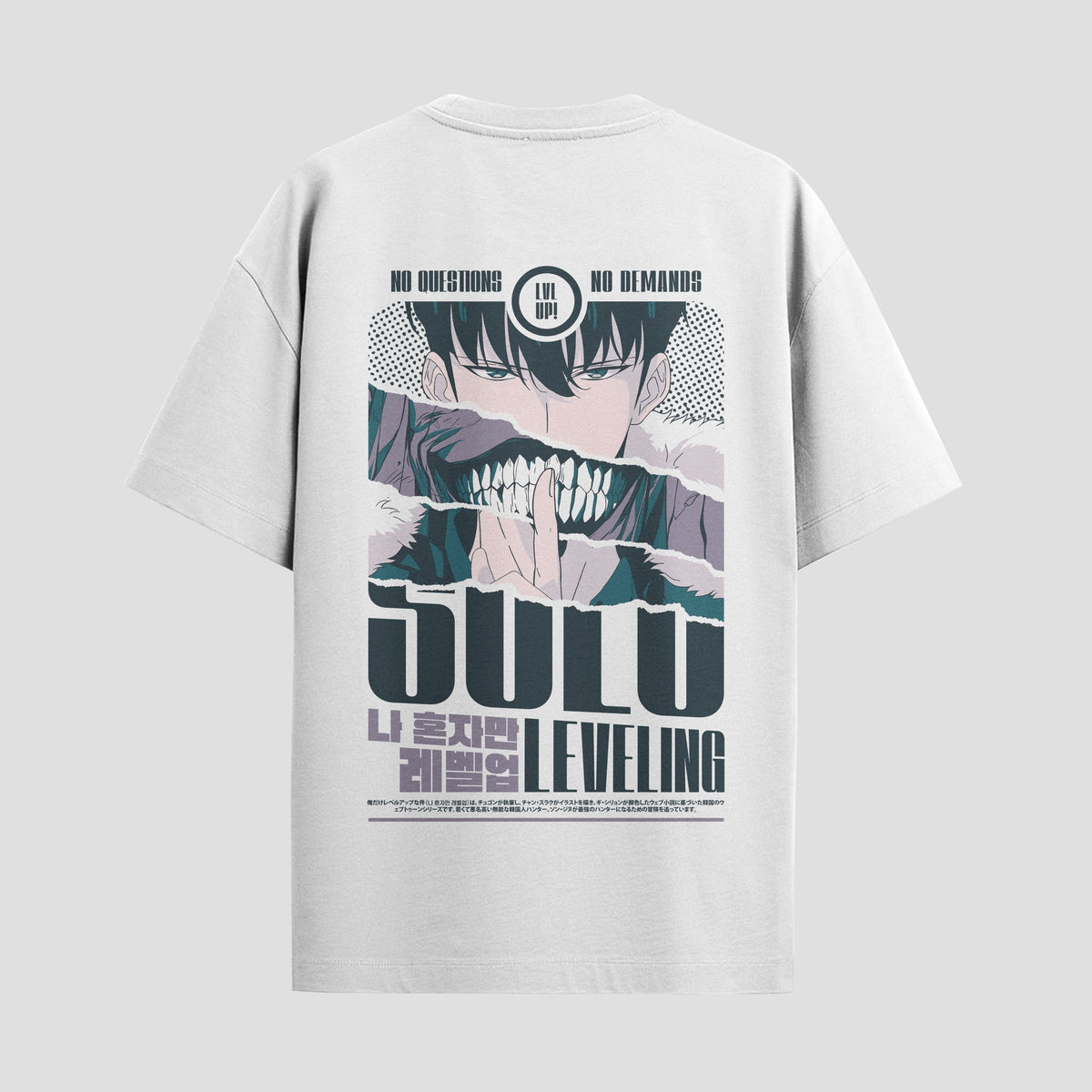 Playera urbana de anime y gaming ExtraLife MX, corte Classic Premium unisex ligero y transpirable en color Deep Black y Pure White, ropa de uso diario para gym y casual.
