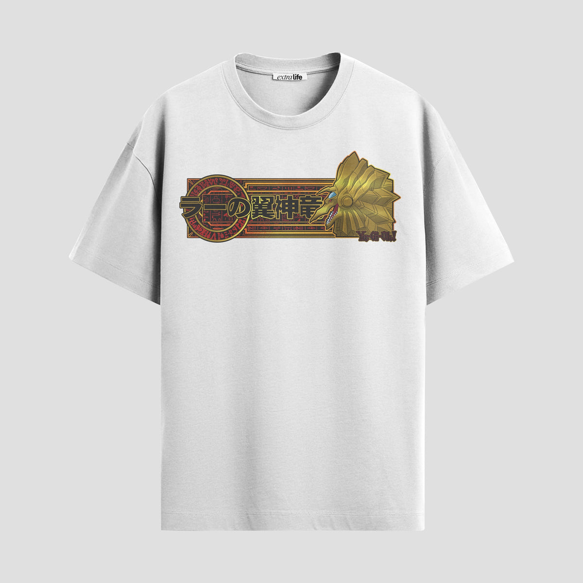 Playera urbana de anime y gaming ExtraLife MX, corte Classic Premium unisex ligero y transpirable en color Deep Black y Pure White, ropa de uso diario para gym y casual.