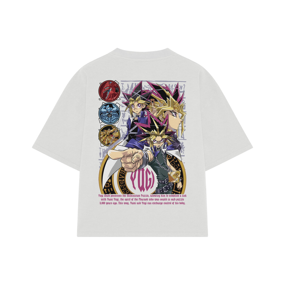Playera streetwear premium de anime y gaming ExtraLife MX, corte oversized drop shoulder ligero y fresco en color Deep Black y Off-White, moda urbana mexicana de culto.