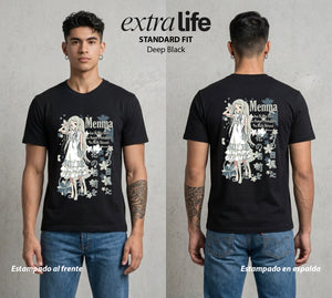 La Flor que Aún Puedo Ver | El Espíritu del Verano #04716 - Playera Standard Fit | Deep Black - Foto en modelo