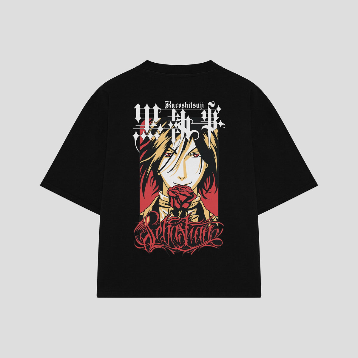 Playera streetwear premium de anime y gaming ExtraLife MX, corte oversized drop shoulder ligero y fresco en color Deep Black y Off-White, moda urbana mexicana de culto.