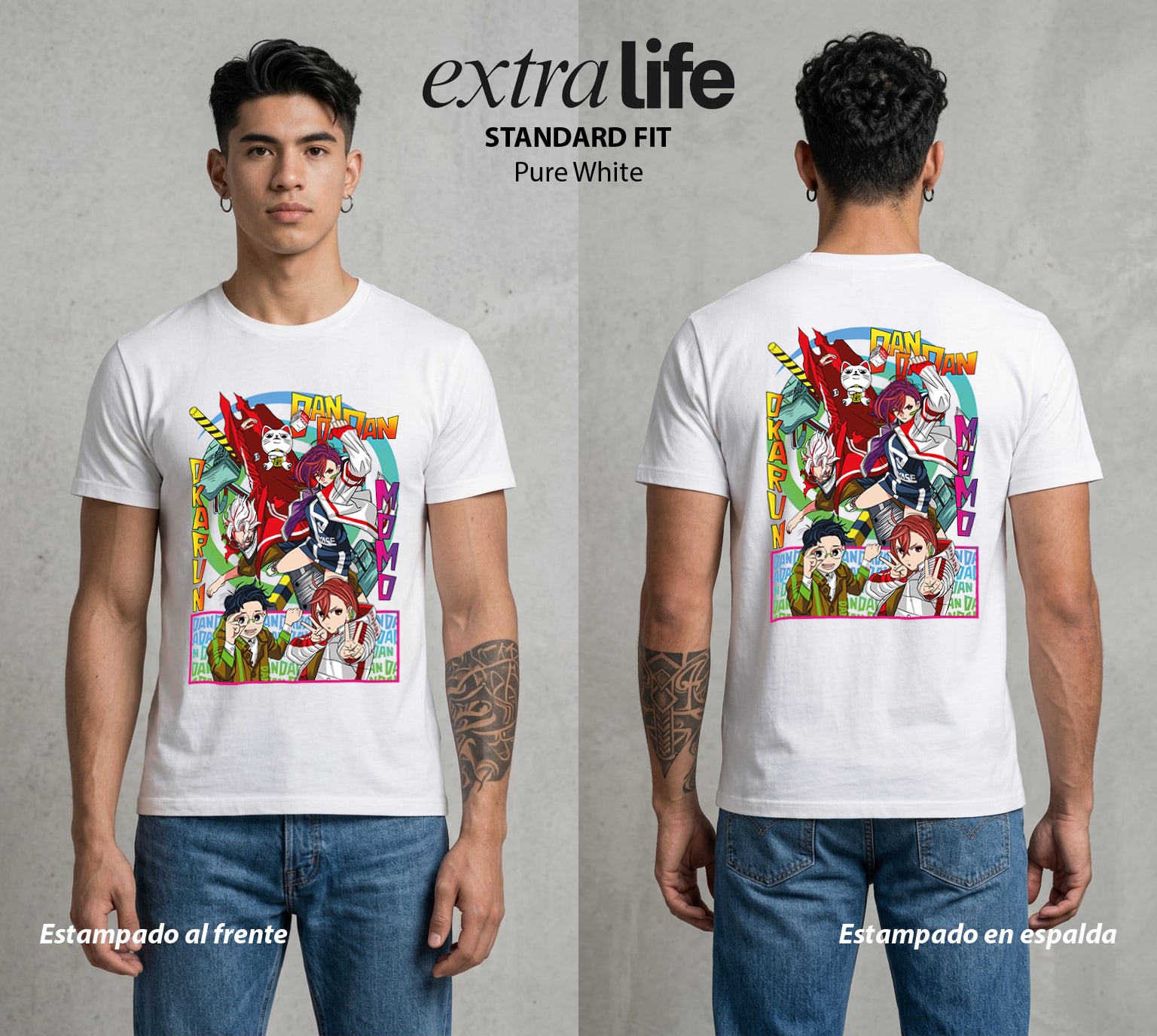 Lo Paranormal Cotidiano | Grito Paranormal #04742 - Playera Standard Fit | Pure White - Foto en modelo