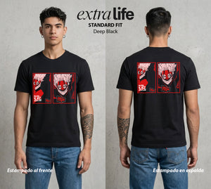 Lo Paranormal Cotidiano | Duelo Alienígena #04744 - Playera Standard Fit | Deep Black - Foto en modelo