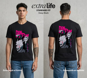 Lo Paranormal Cotidiano | Chico Alien I #04756 - Playera Standard Fit | Deep Black - Foto en modelo