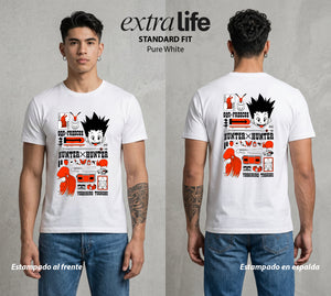 La Prueba del Cazador | Luz del Cazador #04776 - Playera Standard Fit | Pure White - Foto en modelo
