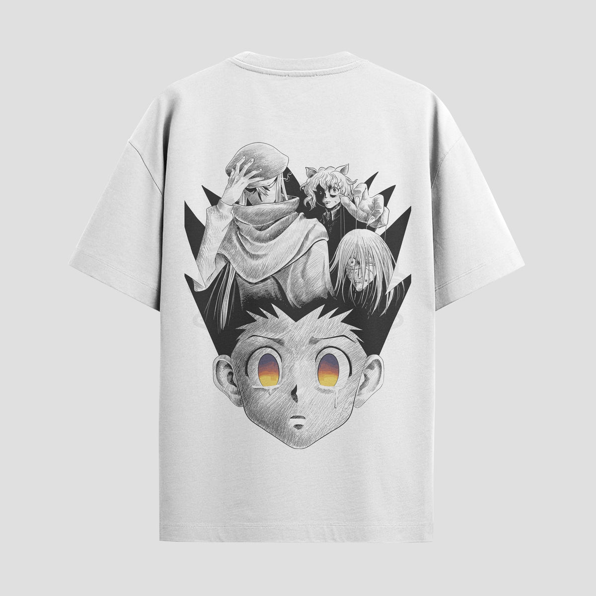 Playera urbana de anime y gaming ExtraLife MX, corte Classic Premium unisex ligero y transpirable en color Deep Black y Pure White, ropa de uso diario para gym y casual.