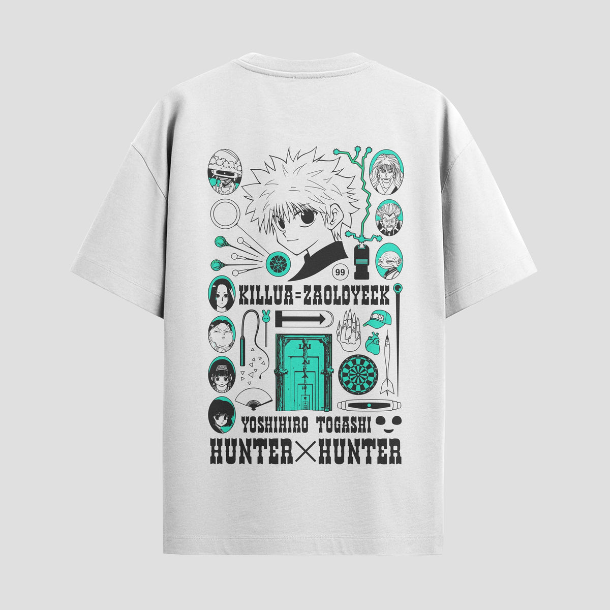 Playera urbana de anime y gaming ExtraLife MX, corte Classic Premium unisex ligero y transpirable en color Deep Black y Pure White, ropa de uso diario para gym y casual.