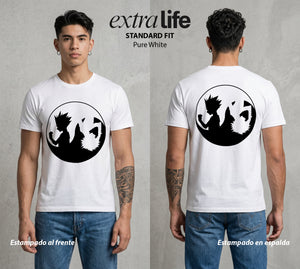 La Prueba del Cazador | Horizonte del Nen #04791 - Playera Standard Fit | Pure White - Foto en modelo