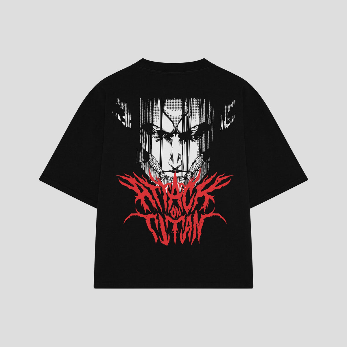 Playera streetwear premium de anime y gaming ExtraLife MX, corte oversized drop shoulder ligero y fresco en color Deep Black y Off-White, moda urbana mexicana de culto.