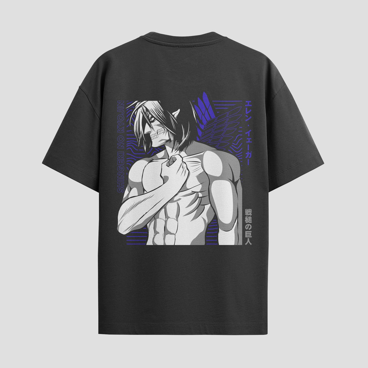 Playera urbana de anime y gaming ExtraLife MX, corte Classic Premium unisex ligero y transpirable en color Deep Black y Pure White, ropa de uso diario para gym y casual.