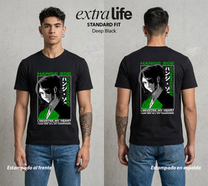 Mas Alla del Muro | La Científica de Titanes #04859 - Playera Standard Fit | Deep Black - Foto en modelo